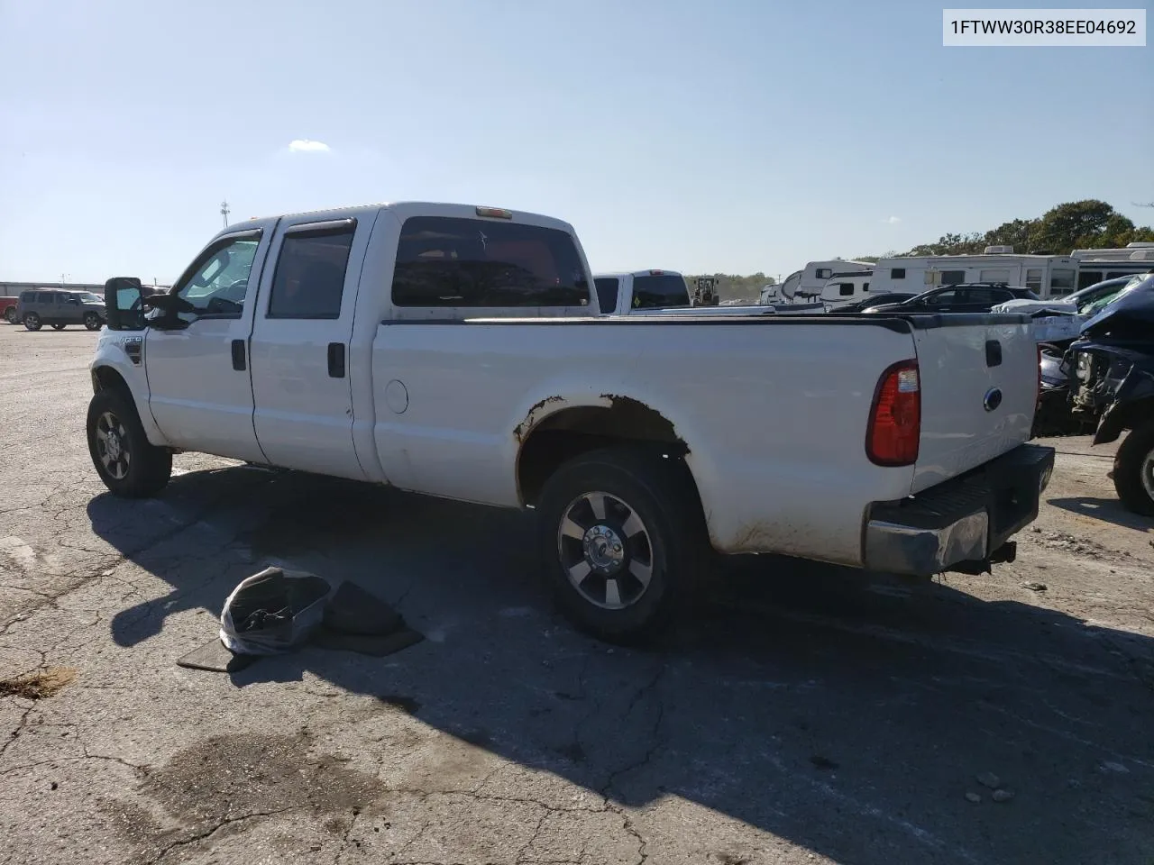 2008 Ford F350 Srw Super Duty VIN: 1FTWW30R38EE04692 Lot: 74524934