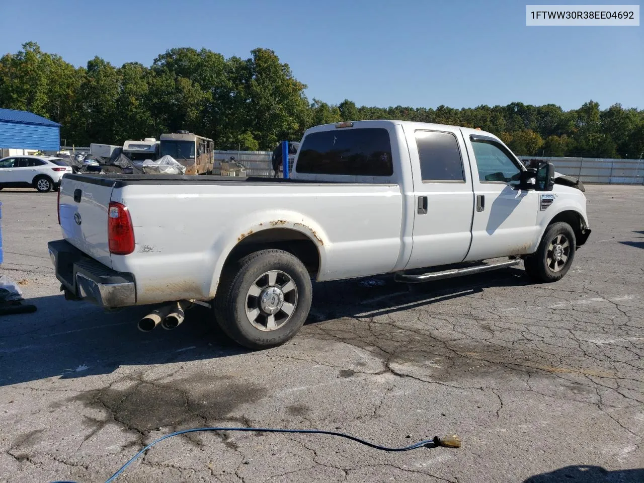 2008 Ford F350 Srw Super Duty VIN: 1FTWW30R38EE04692 Lot: 74524934