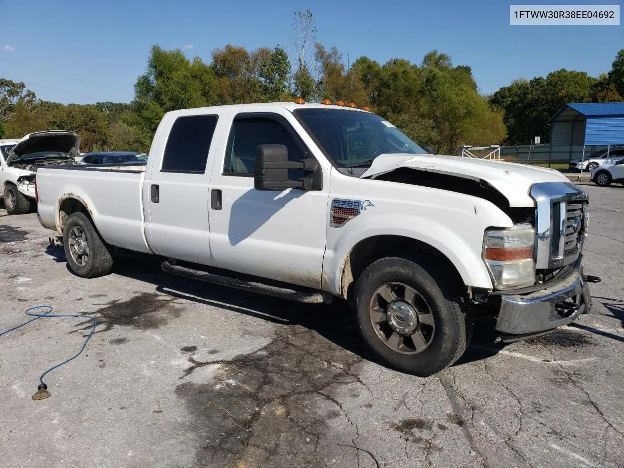 2008 Ford F350 Srw Super Duty VIN: 1FTWW30R38EE04692 Lot: 74524934