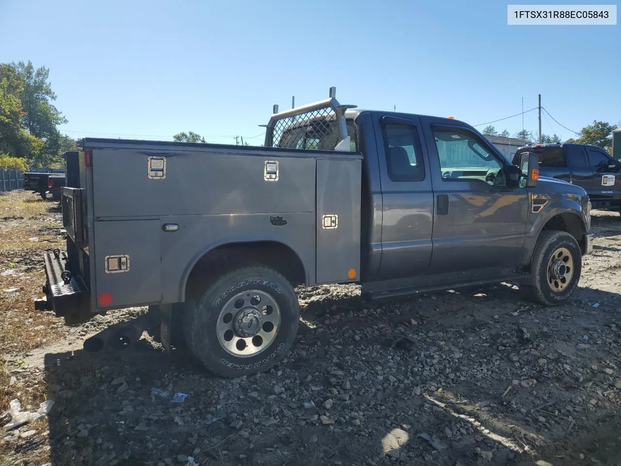 2008 Ford F350 Srw Super Duty VIN: 1FTSX31R88EC05843 Lot: 74658534