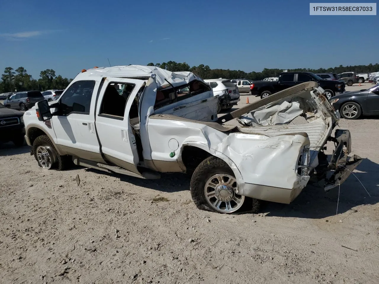 2008 Ford F350 Srw Super Duty VIN: 1FTSW31R58EC87033 Lot: 74998854