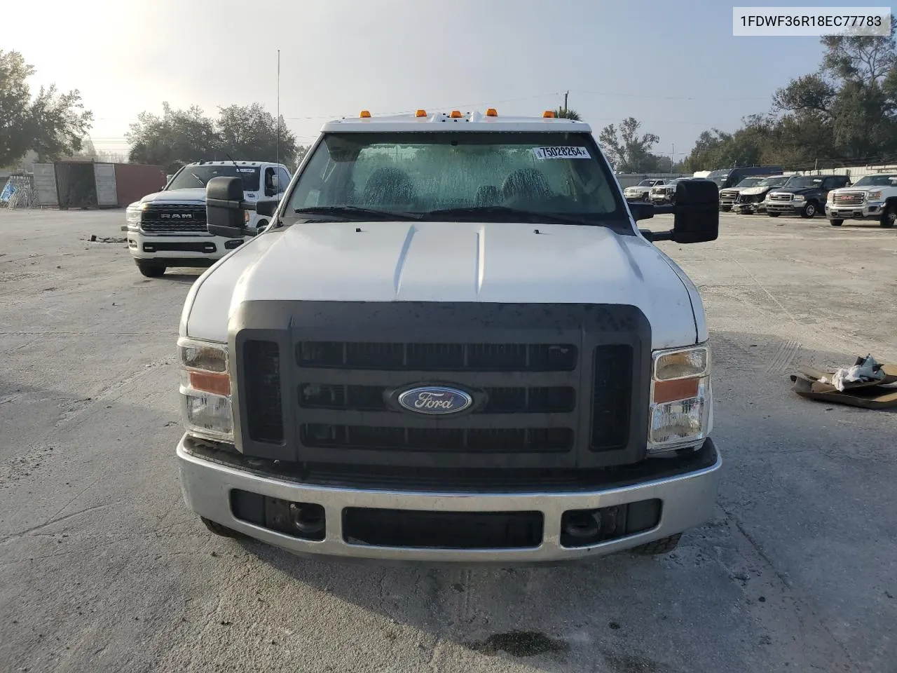 2008 Ford F350 Super Duty VIN: 1FDWF36R18EC77783 Lot: 75028264