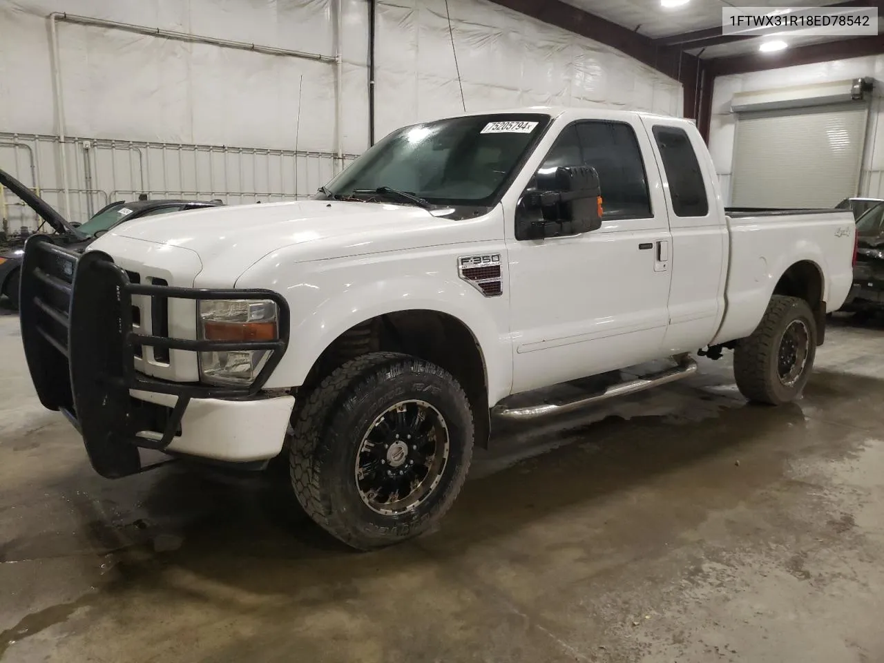 2008 Ford F350 Srw Super Duty VIN: 1FTWX31R18ED78542 Lot: 75205794