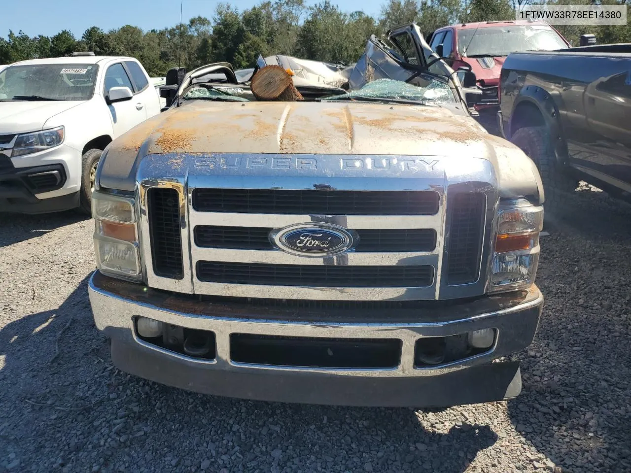 2008 Ford F350 Super Duty VIN: 1FTWW33R78EE14380 Lot: 75689874