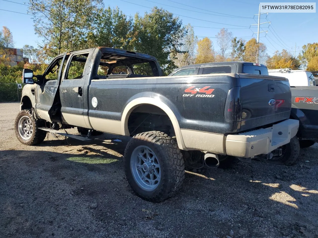 2008 Ford F350 Srw Super Duty VIN: 1FTWW31R78ED82095 Lot: 76026514