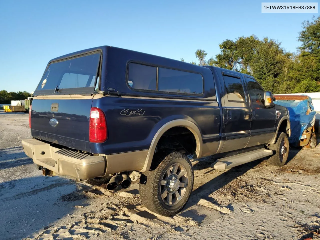 2008 Ford F350 Srw Super Duty VIN: 1FTWW31R18EB37888 Lot: 76253424