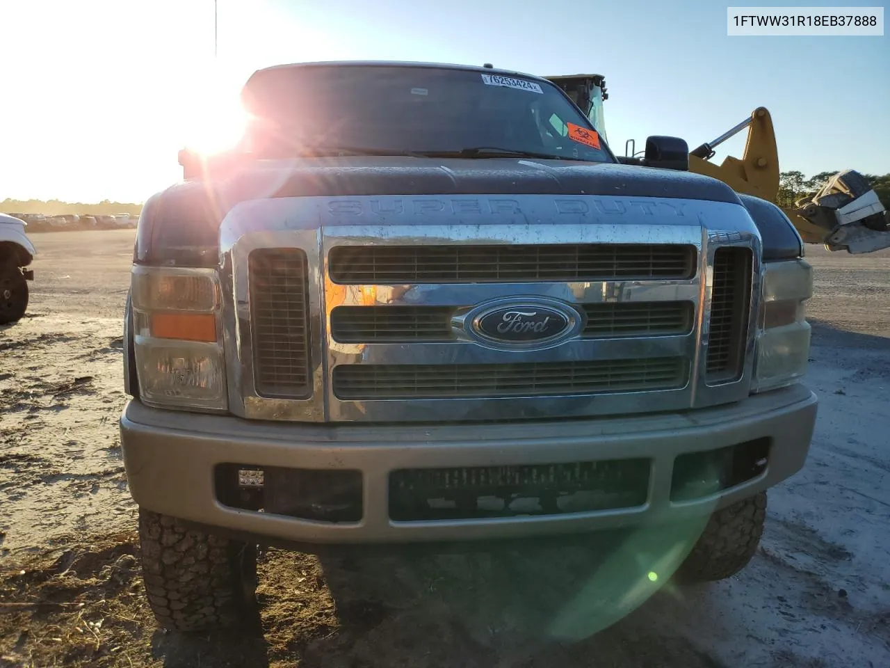 2008 Ford F350 Srw Super Duty VIN: 1FTWW31R18EB37888 Lot: 76253424