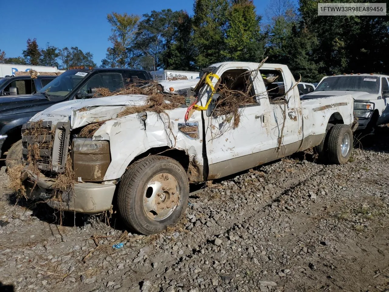 2008 Ford F350 Super Duty VIN: 1FTWW33R98EA89456 Lot: 76636634