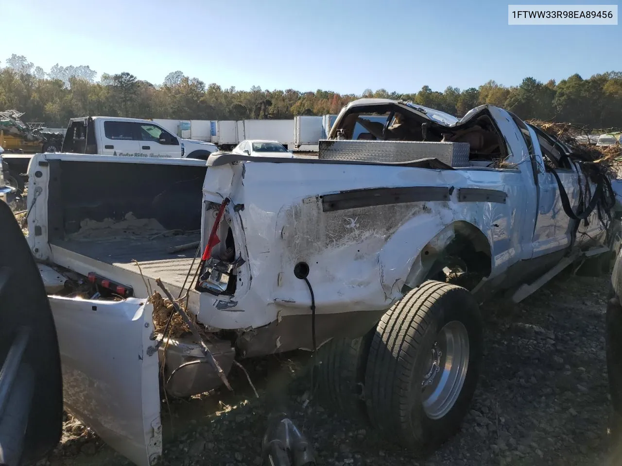 2008 Ford F350 Super Duty VIN: 1FTWW33R98EA89456 Lot: 76636634