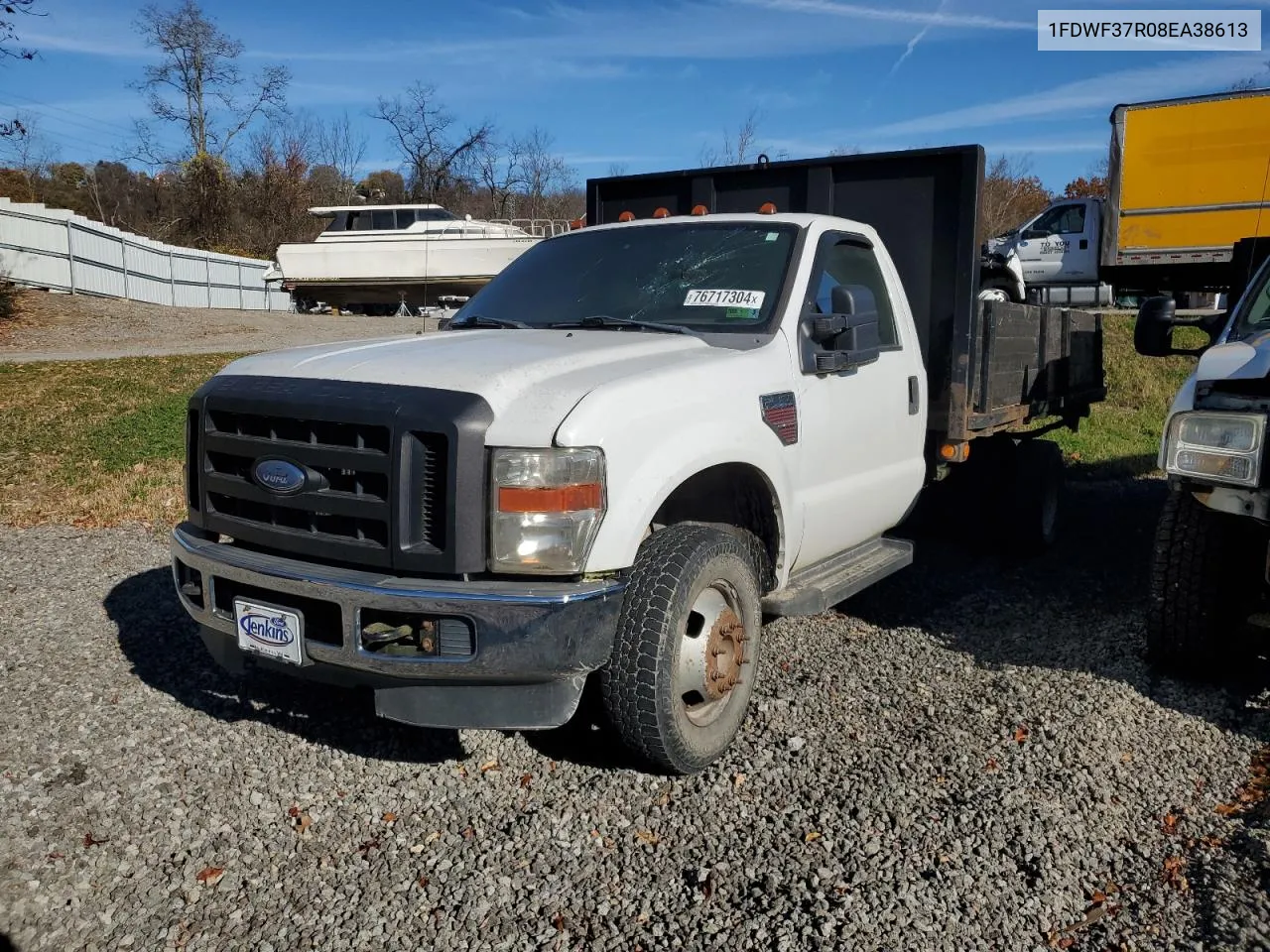 2008 Ford F350 Super Duty VIN: 1FDWF37R08EA38613 Lot: 76717304