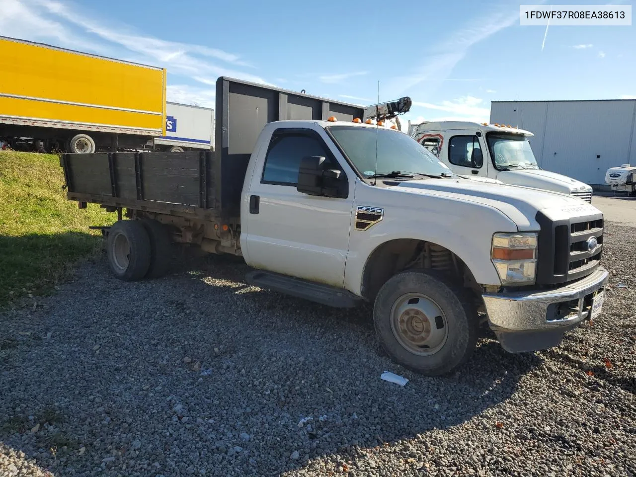 2008 Ford F350 Super Duty VIN: 1FDWF37R08EA38613 Lot: 76717304