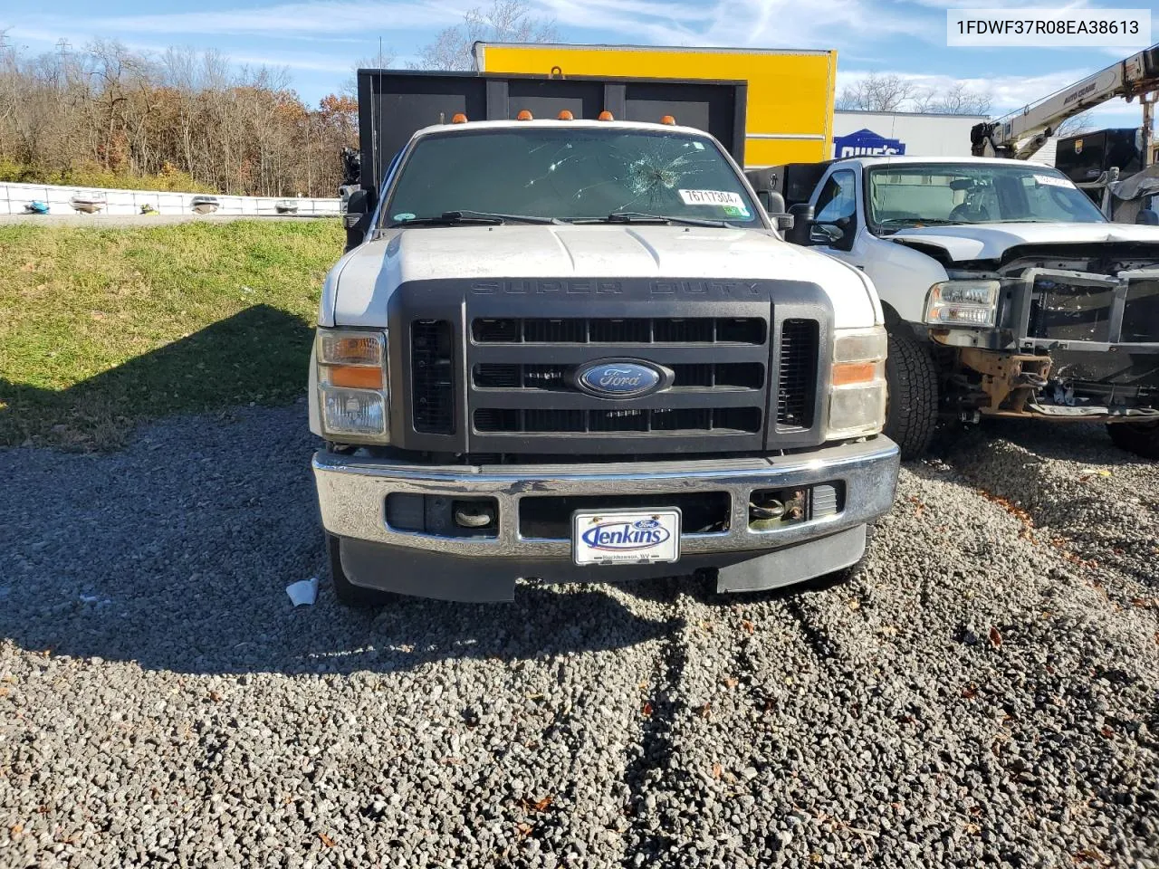 2008 Ford F350 Super Duty VIN: 1FDWF37R08EA38613 Lot: 76717304