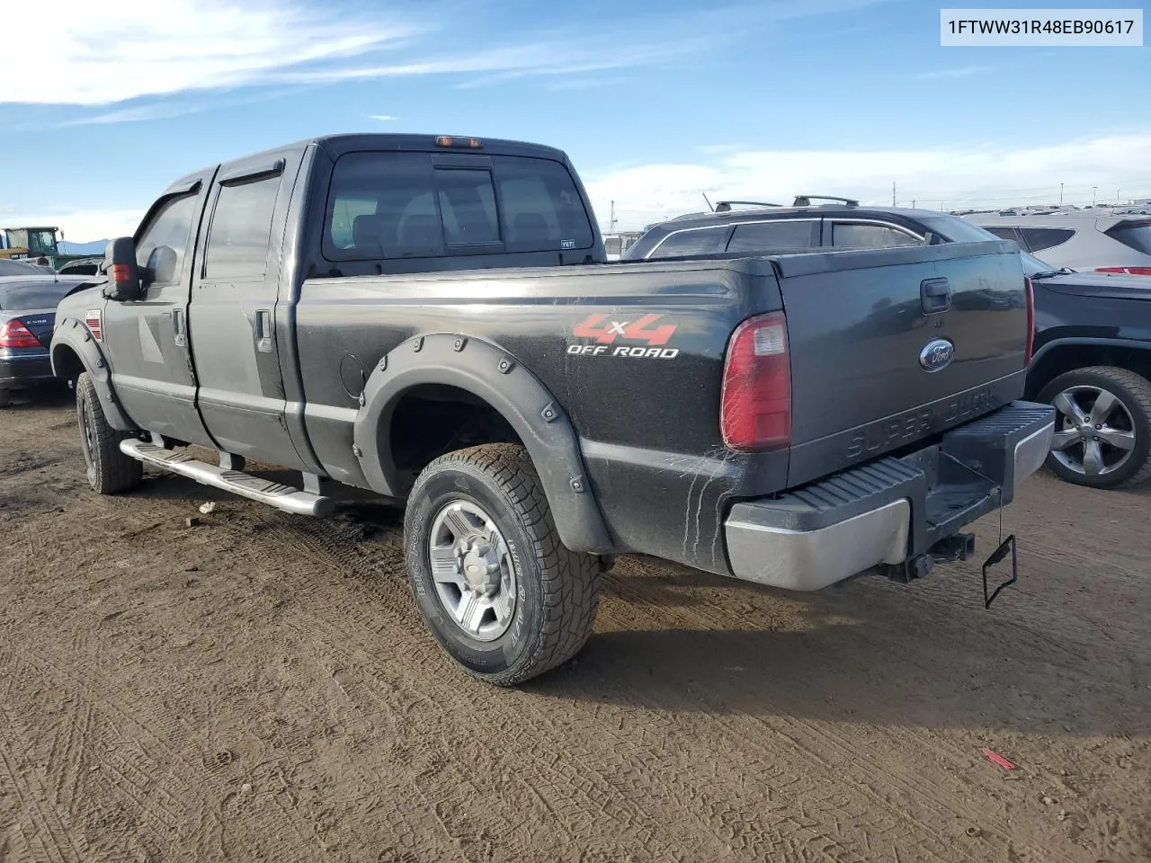 2008 Ford F350 Srw Super Duty VIN: 1FTWW31R48EB90617 Lot: 76804054