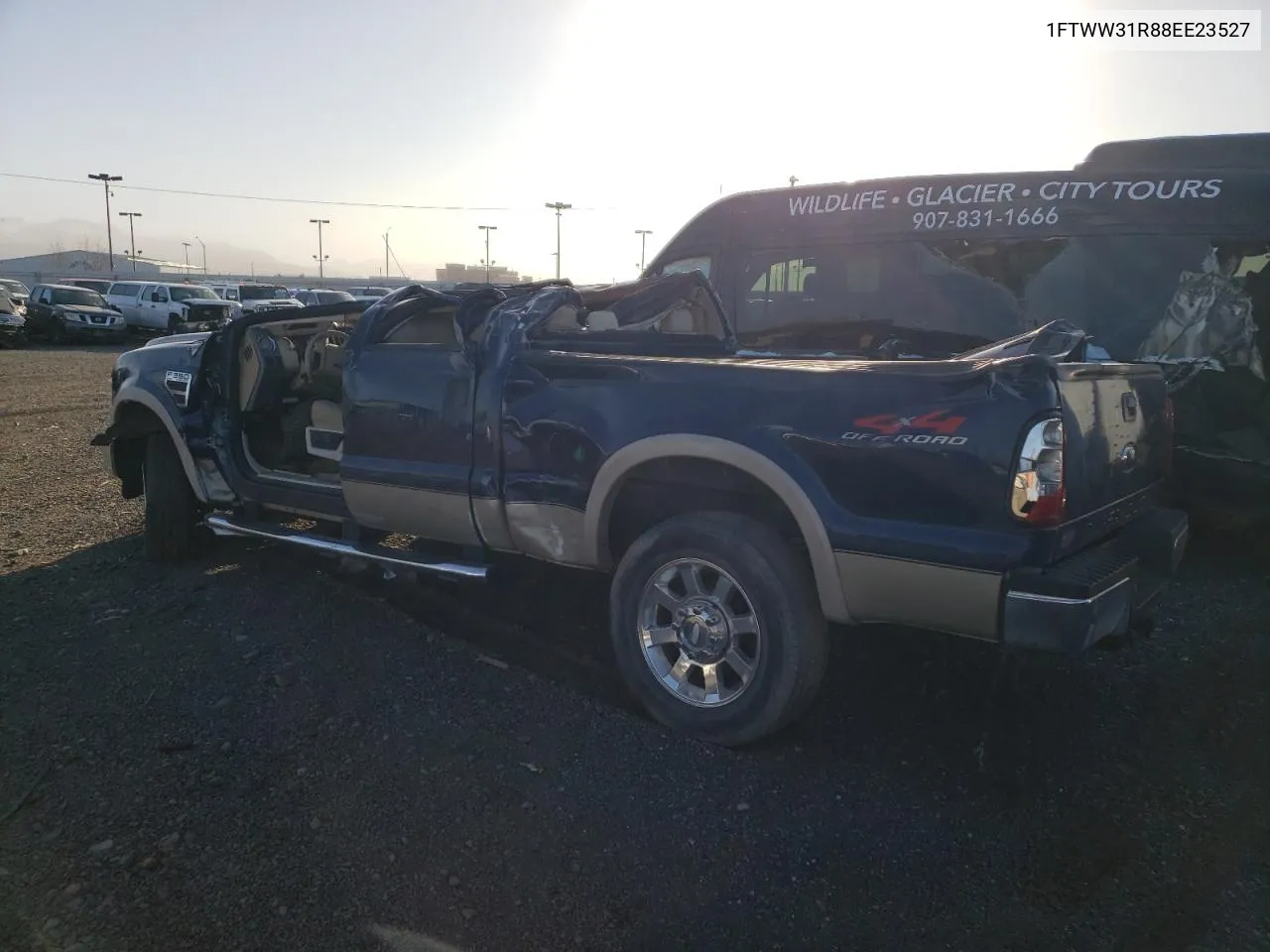 2008 Ford F350 Srw Super Duty VIN: 1FTWW31R88EE23527 Lot: 76973764