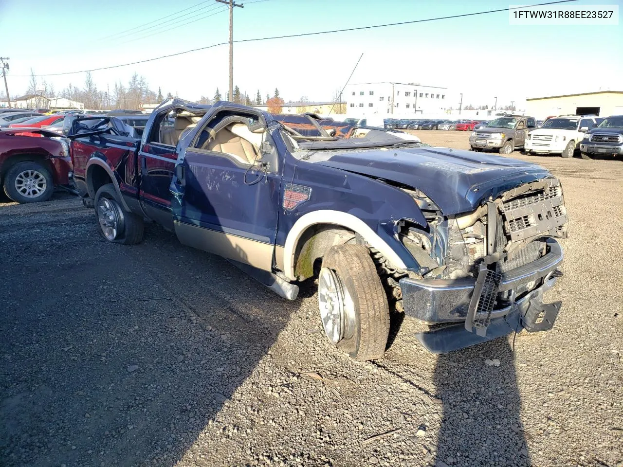 2008 Ford F350 Srw Super Duty VIN: 1FTWW31R88EE23527 Lot: 76973764