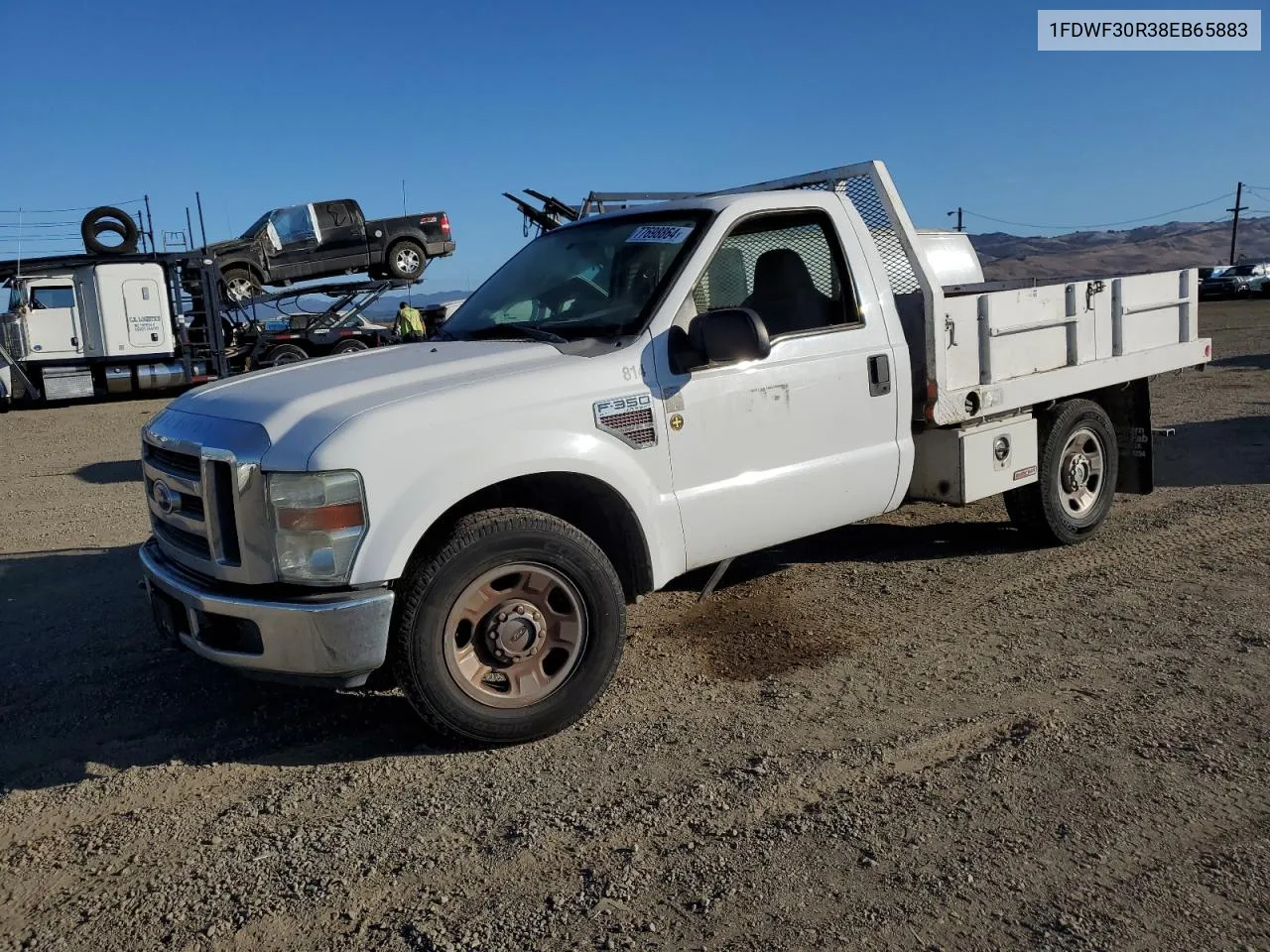 2008 Ford F350 Srw Super Duty VIN: 1FDWF30R38EB65883 Lot: 77698864