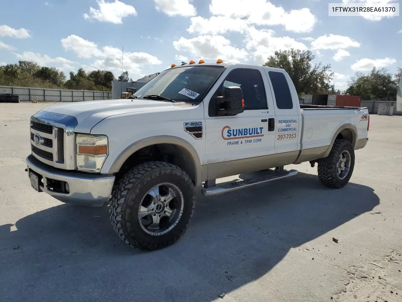 2008 Ford F350 Srw Super Duty VIN: 1FTWX31R28EA61370 Lot: 77713584