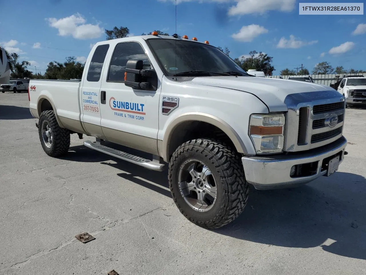 2008 Ford F350 Srw Super Duty VIN: 1FTWX31R28EA61370 Lot: 77713584