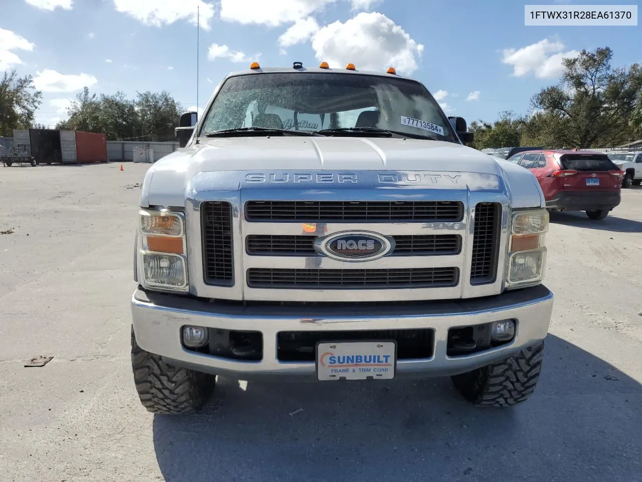 2008 Ford F350 Srw Super Duty VIN: 1FTWX31R28EA61370 Lot: 77713584