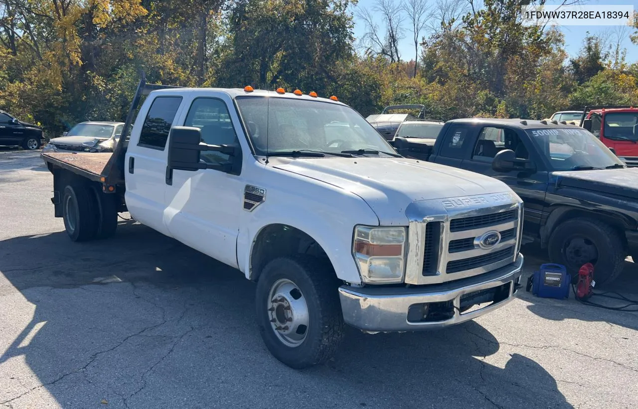 2008 Ford F350 Super VIN: 1FDWW37R28EA18394 Lot: 78021194