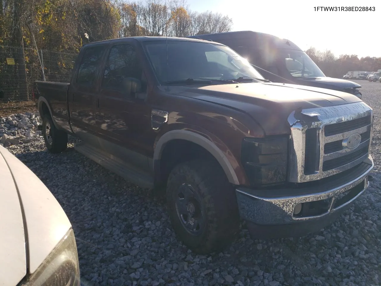 2008 Ford F350 Srw Super Duty VIN: 1FTWW31R38ED28843 Lot: 78666084