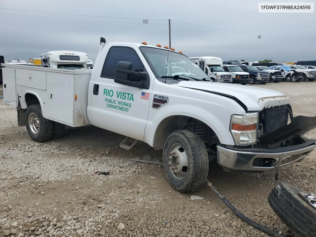 2008 Ford F350 Super Duty VIN: 1FDWF37R98EA24595 Lot: 79730524