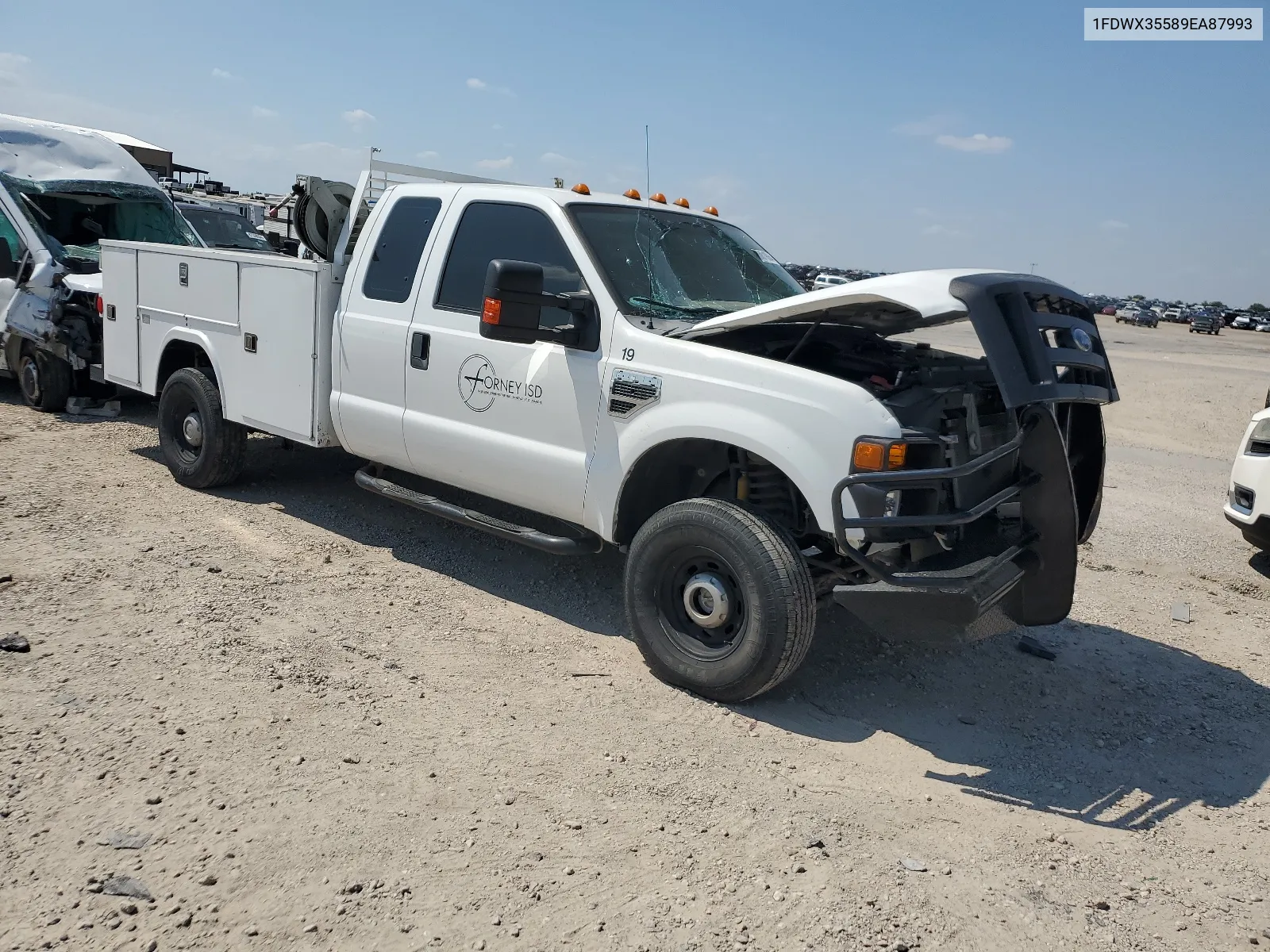 2009 Ford F350 Super Duty VIN: 1FDWX35589EA87993 Lot: 68519864