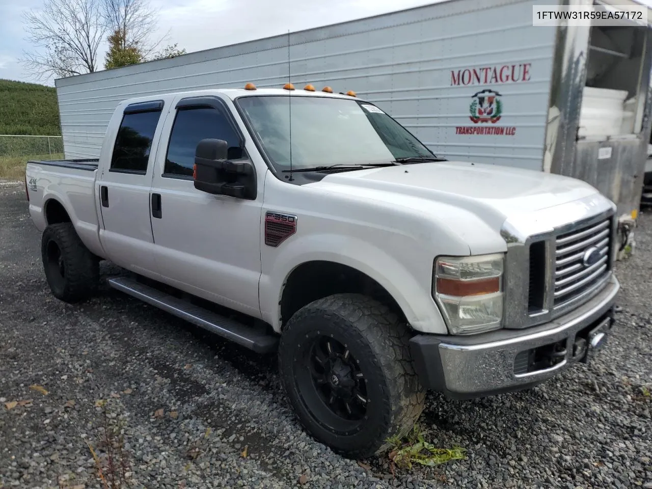 2009 Ford F350 Super Duty VIN: 1FTWW31R59EA57172 Lot: 73236324