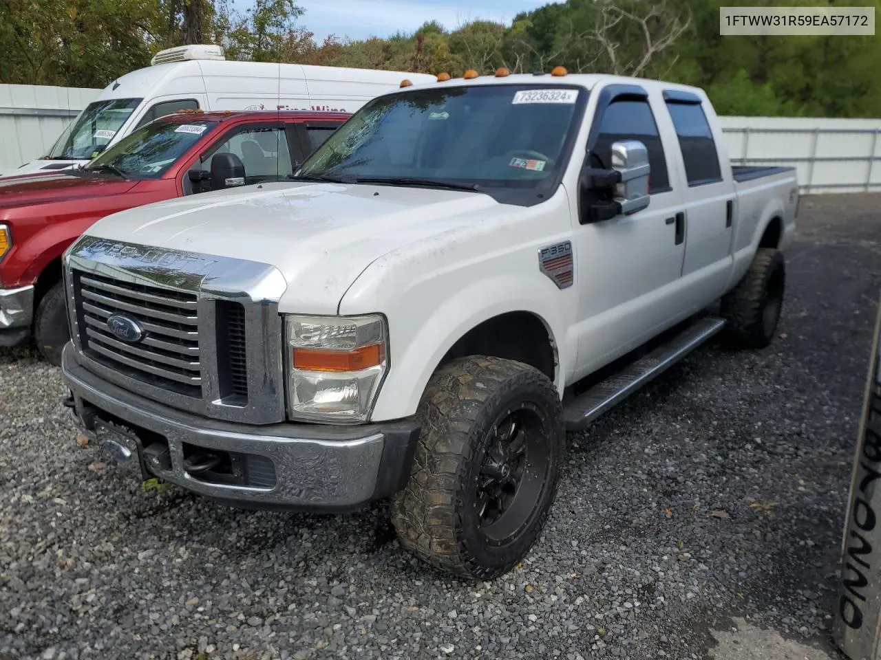 2009 Ford F350 Super Duty VIN: 1FTWW31R59EA57172 Lot: 73236324