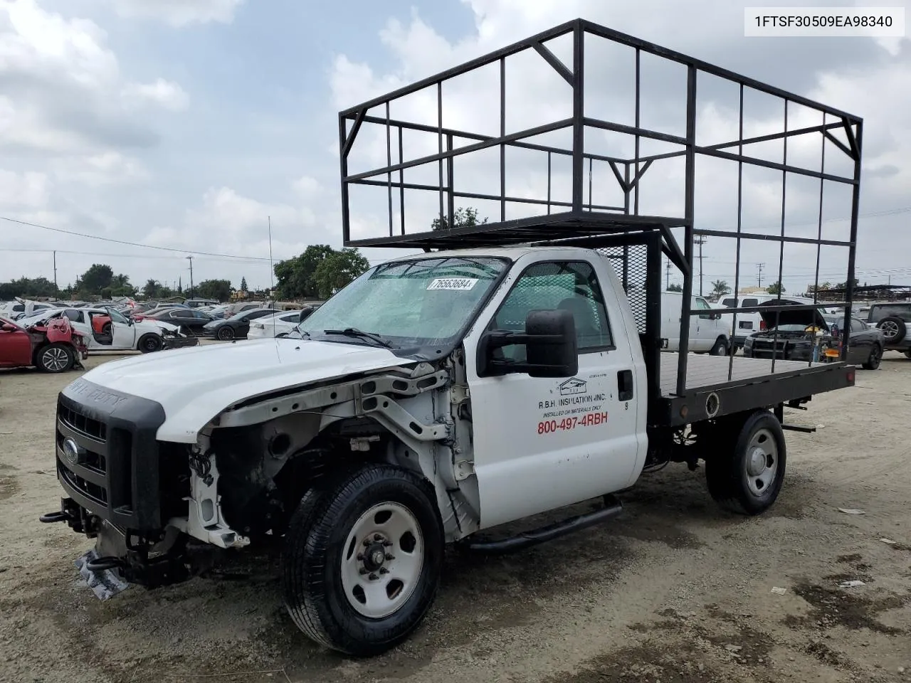 2009 Ford F350 Super Duty VIN: 1FTSF30509EA98340 Lot: 76563684