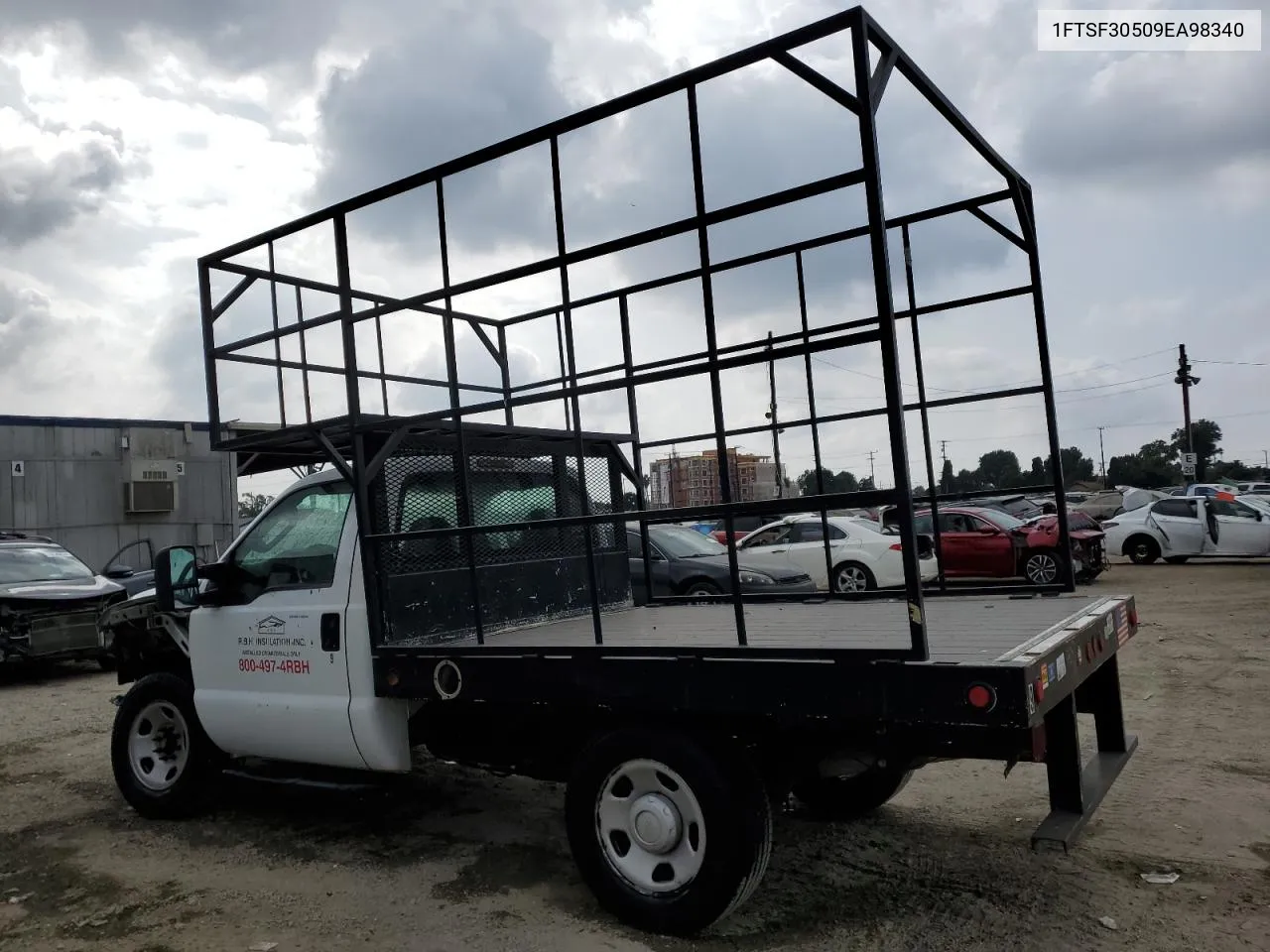 2009 Ford F350 Super Duty VIN: 1FTSF30509EA98340 Lot: 76563684