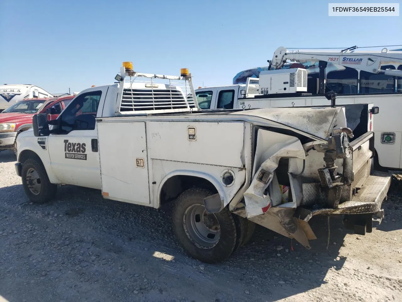 2009 Ford F350 Super Duty VIN: 1FDWF36549EB25544 Lot: 81083154