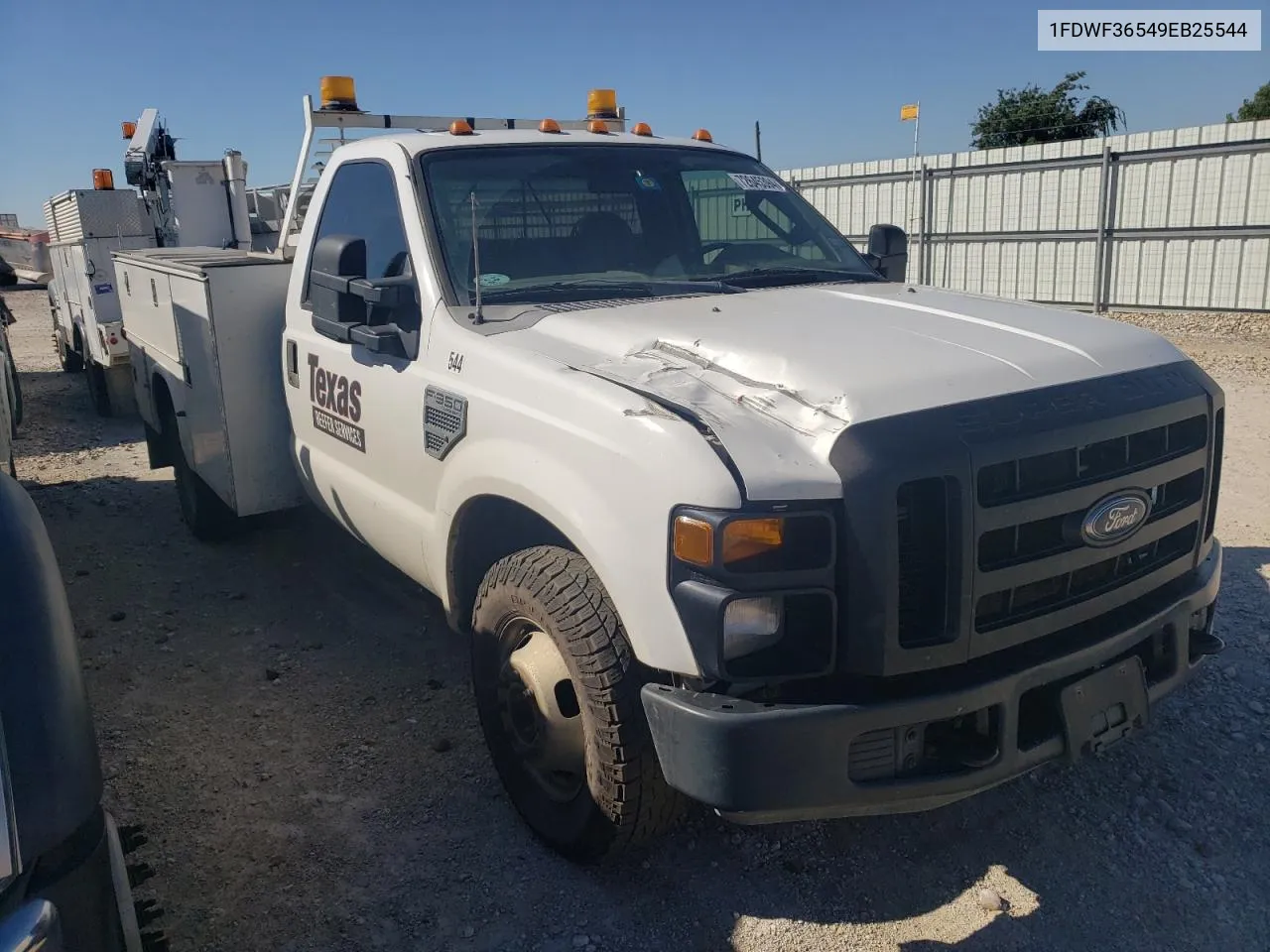 2009 Ford F350 Super Duty VIN: 1FDWF36549EB25544 Lot: 81083154