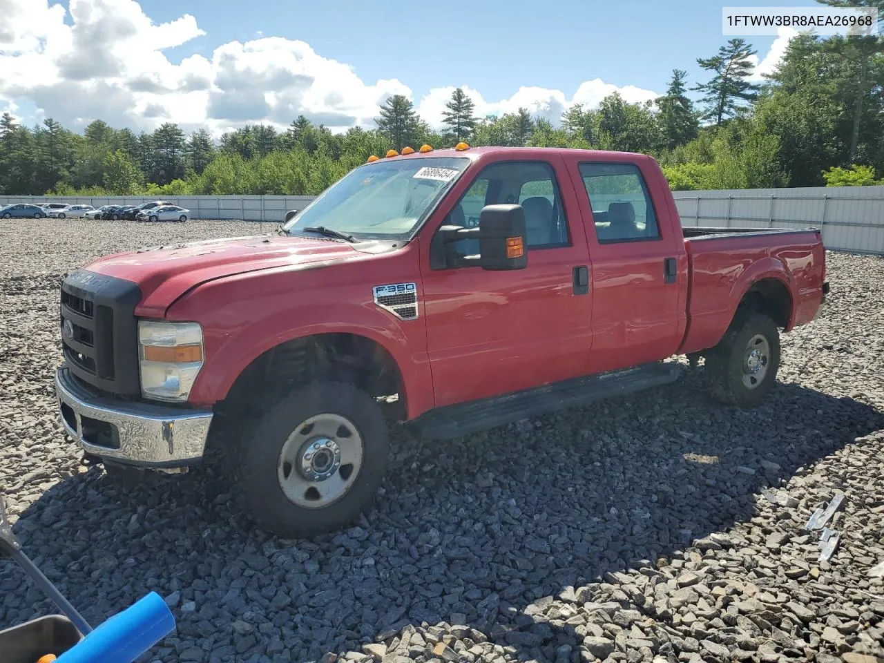 2010 Ford F350 Super Duty VIN: 1FTWW3BR8AEA26968 Lot: 66896454