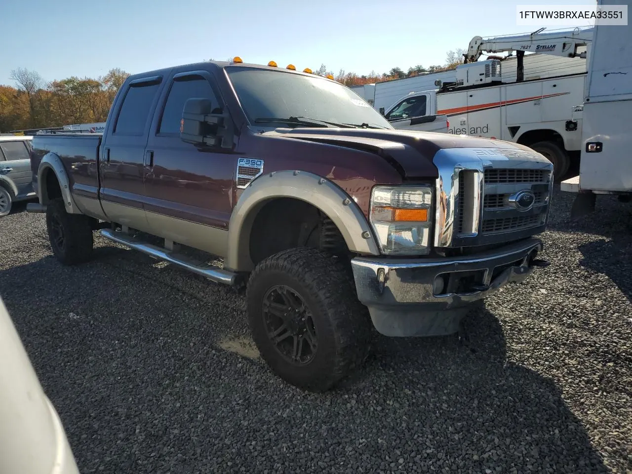 2010 Ford F350 Super Duty VIN: 1FTWW3BRXAEA33551 Lot: 75840494