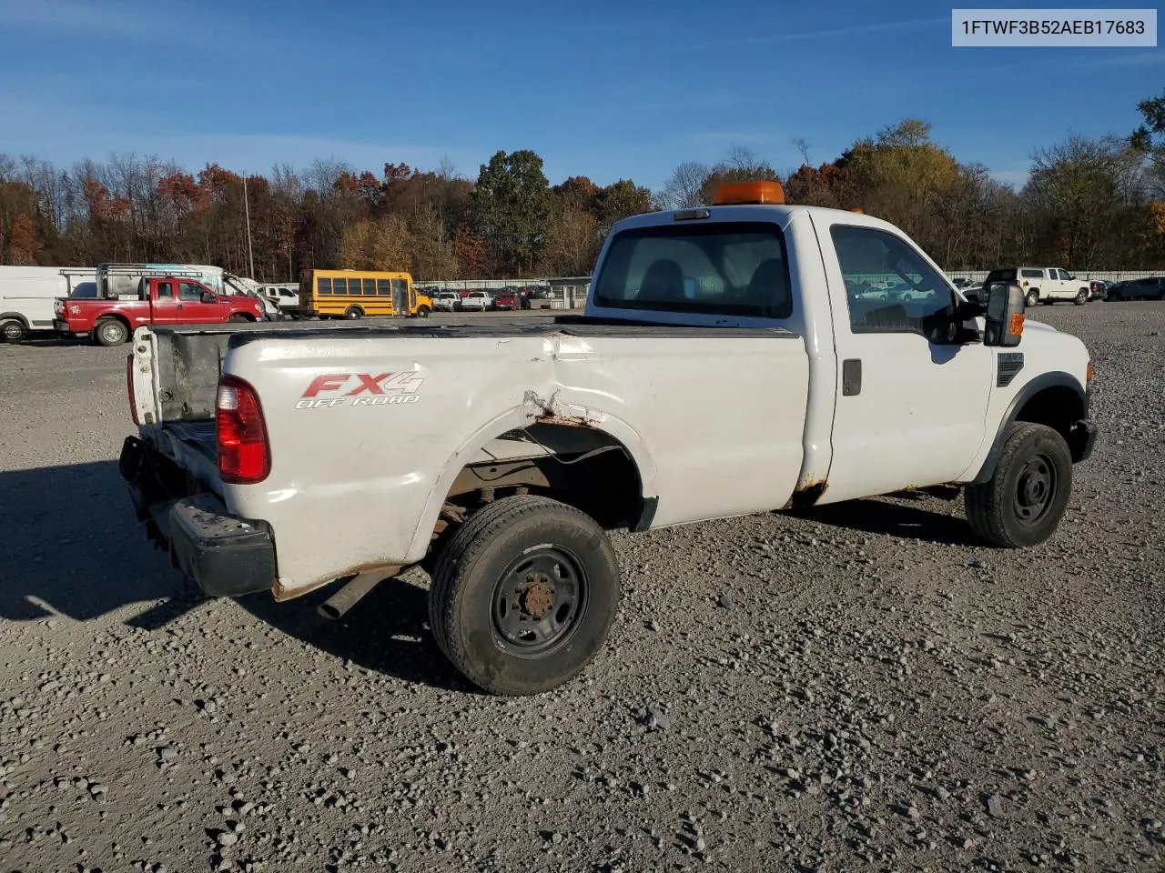 2010 Ford F350 Super Duty VIN: 1FTWF3B52AEB17683 Lot: 76751624