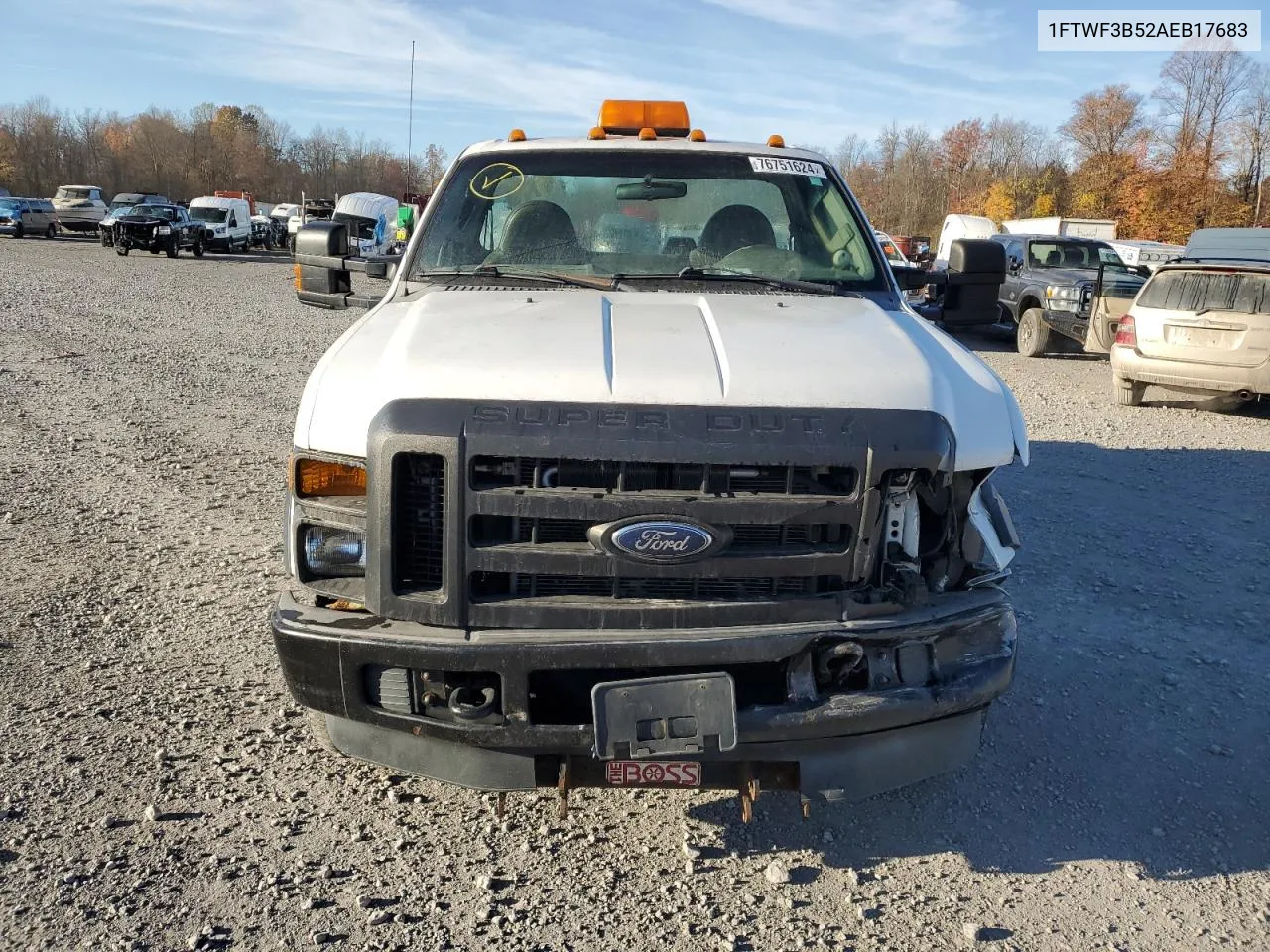 2010 Ford F350 Super Duty VIN: 1FTWF3B52AEB17683 Lot: 76751624