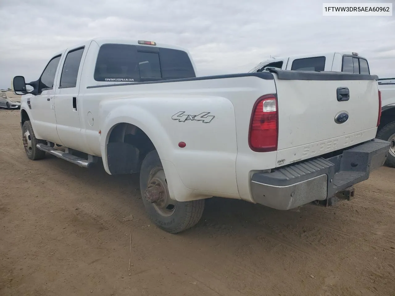 2010 Ford F350 Super Duty VIN: 1FTWW3DR5AEA60962 Lot: 77089534