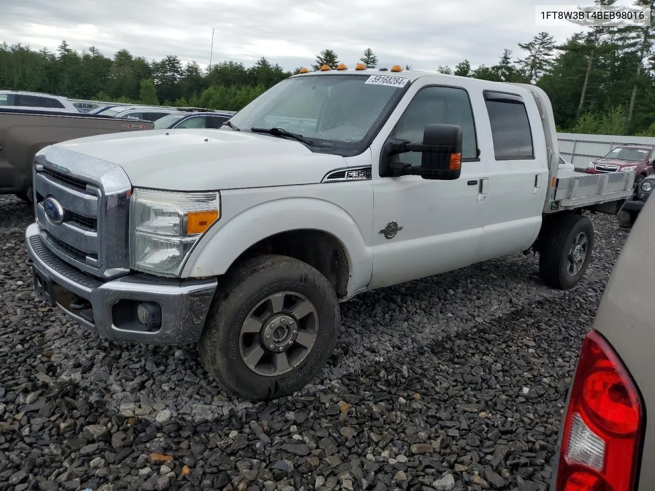 2011 Ford F350 Super Duty VIN: 1FT8W3BT4BEB98016 Lot: 59168284