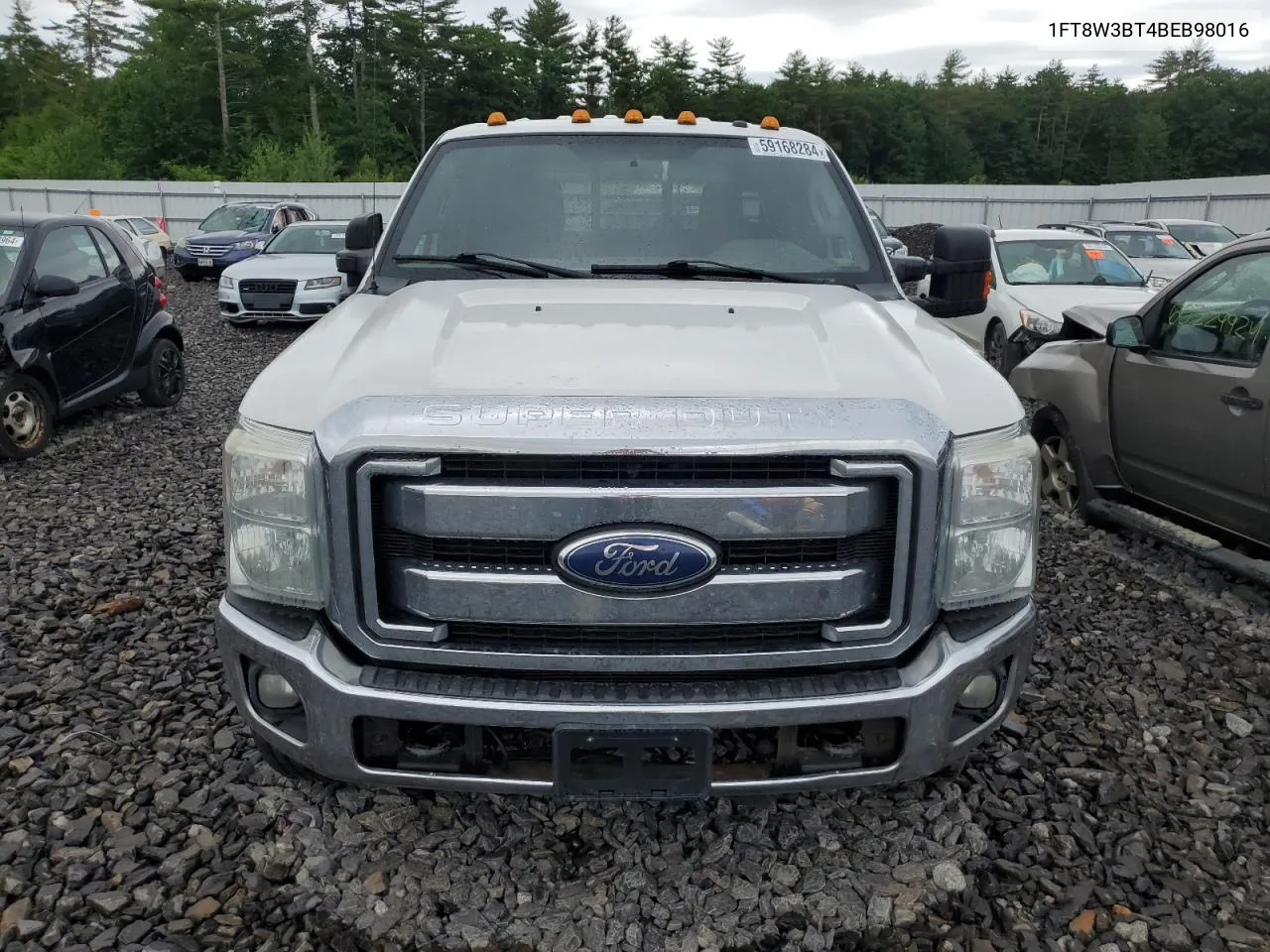 2011 Ford F350 Super Duty VIN: 1FT8W3BT4BEB98016 Lot: 59168284