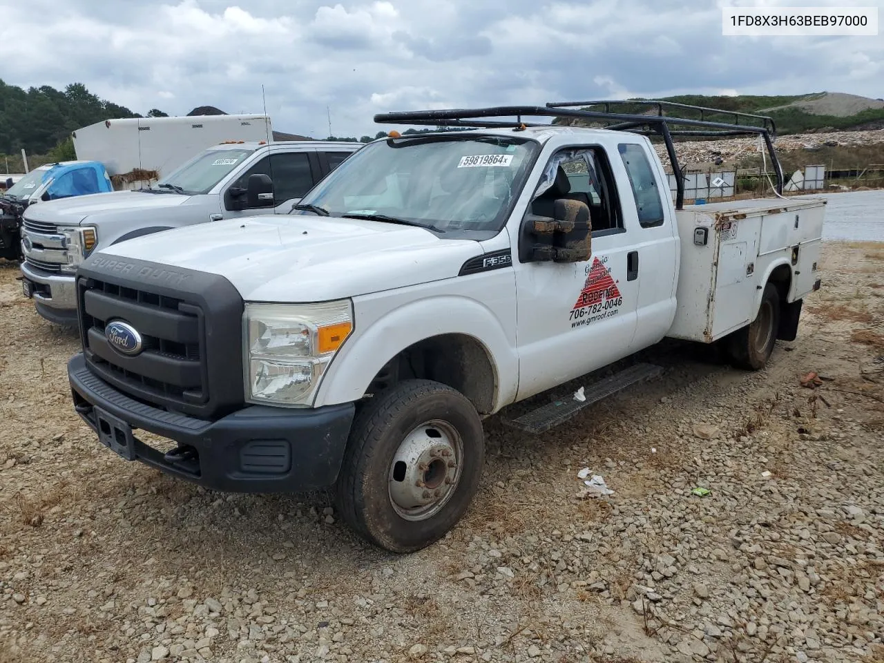 2011 Ford F350 Super Duty VIN: 1FD8X3H63BEB97000 Lot: 59819864