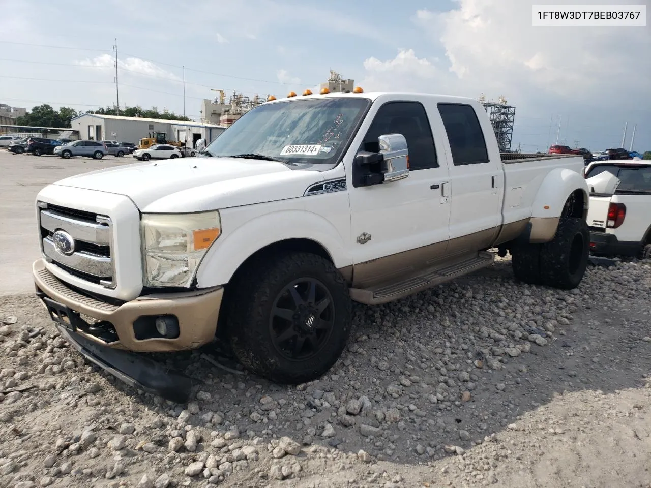 2011 Ford F350 Super Duty VIN: 1FT8W3DT7BEB03767 Lot: 60331314