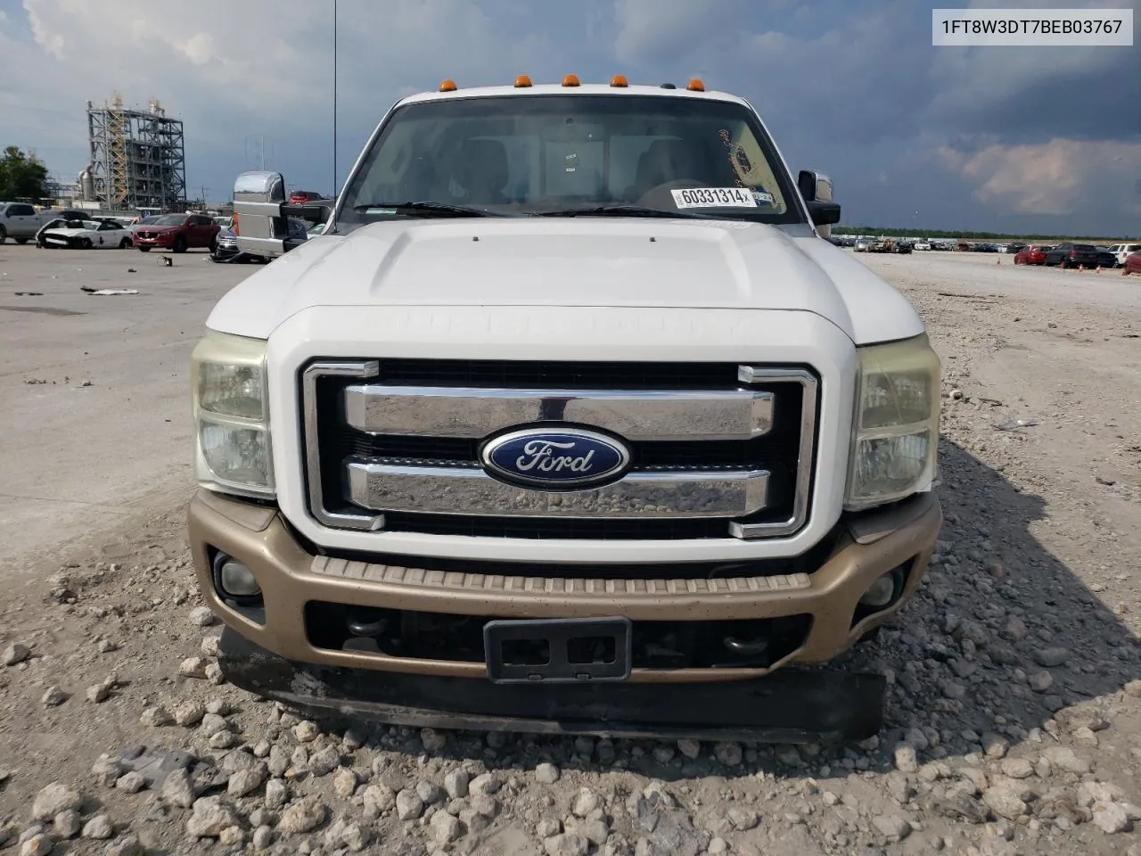 2011 Ford F350 Super Duty VIN: 1FT8W3DT7BEB03767 Lot: 60331314