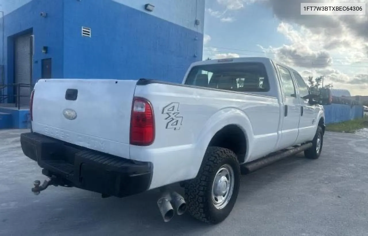 2011 Ford F350 Super Duty VIN: 1FT7W3BTXBEC64306 Lot: 60360214