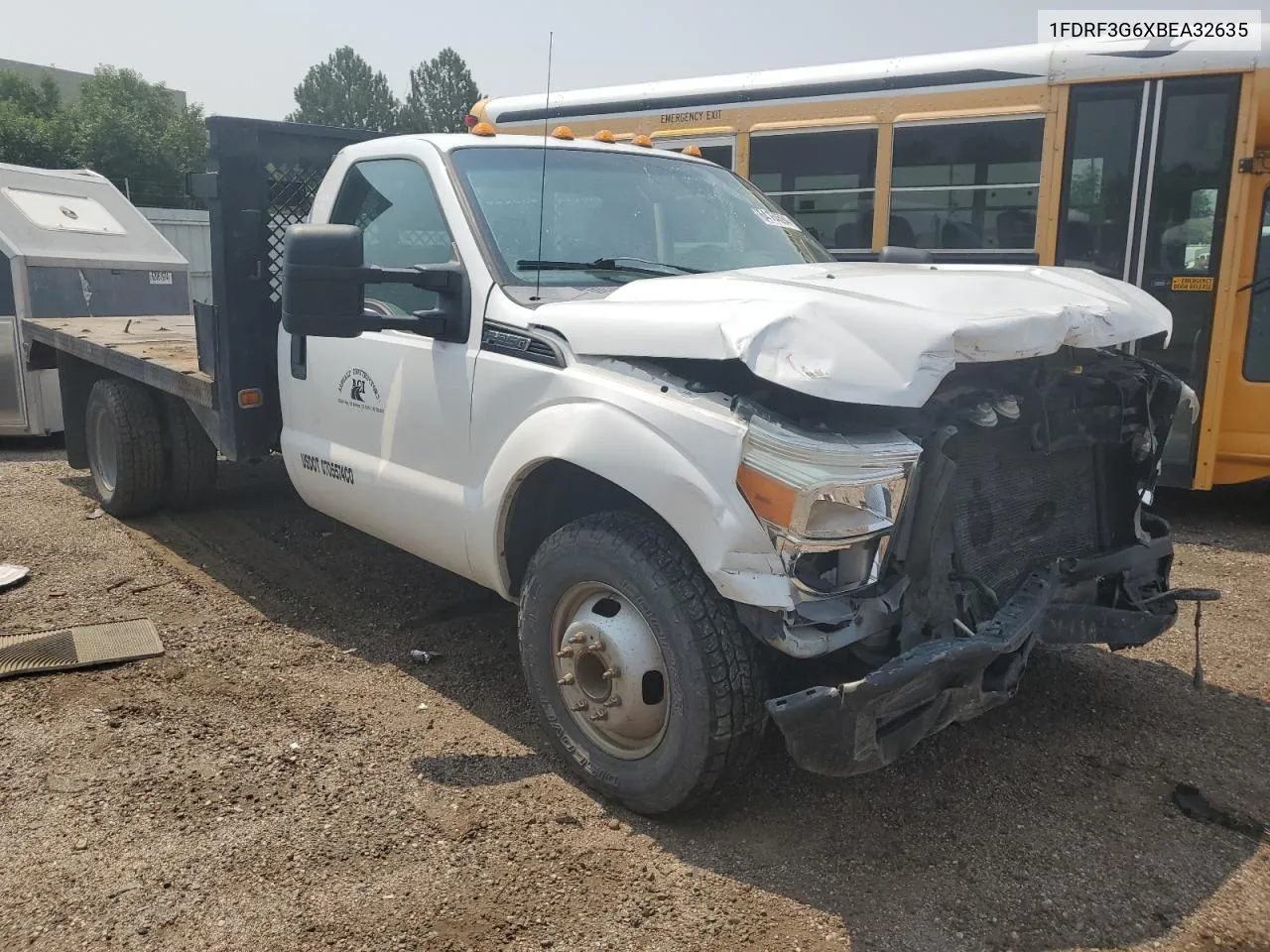 2011 Ford F350 Super Duty VIN: 1FDRF3G6XBEA32635 Lot: 64164594