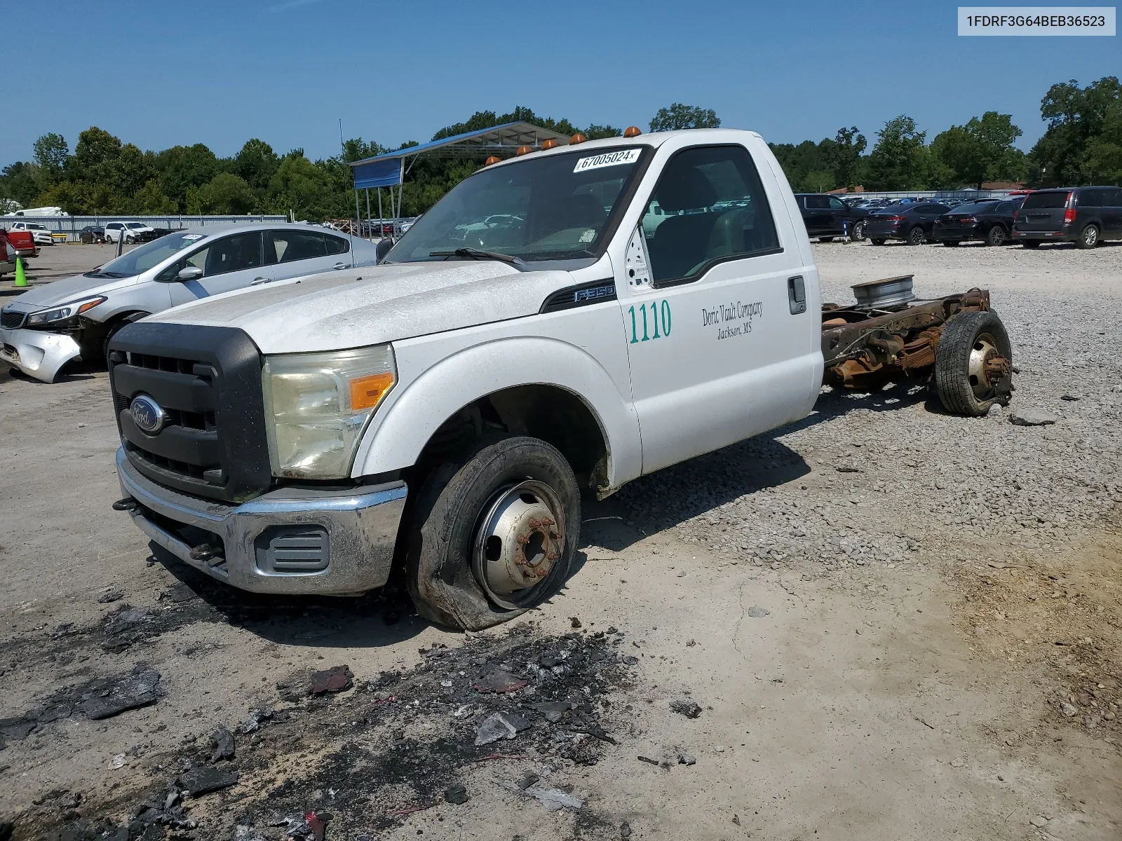 2011 Ford F350 Super Duty VIN: 1FDRF3G64BEB36523 Lot: 67005024