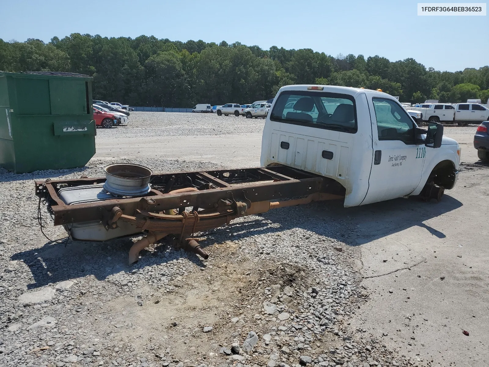 2011 Ford F350 Super Duty VIN: 1FDRF3G64BEB36523 Lot: 67005024