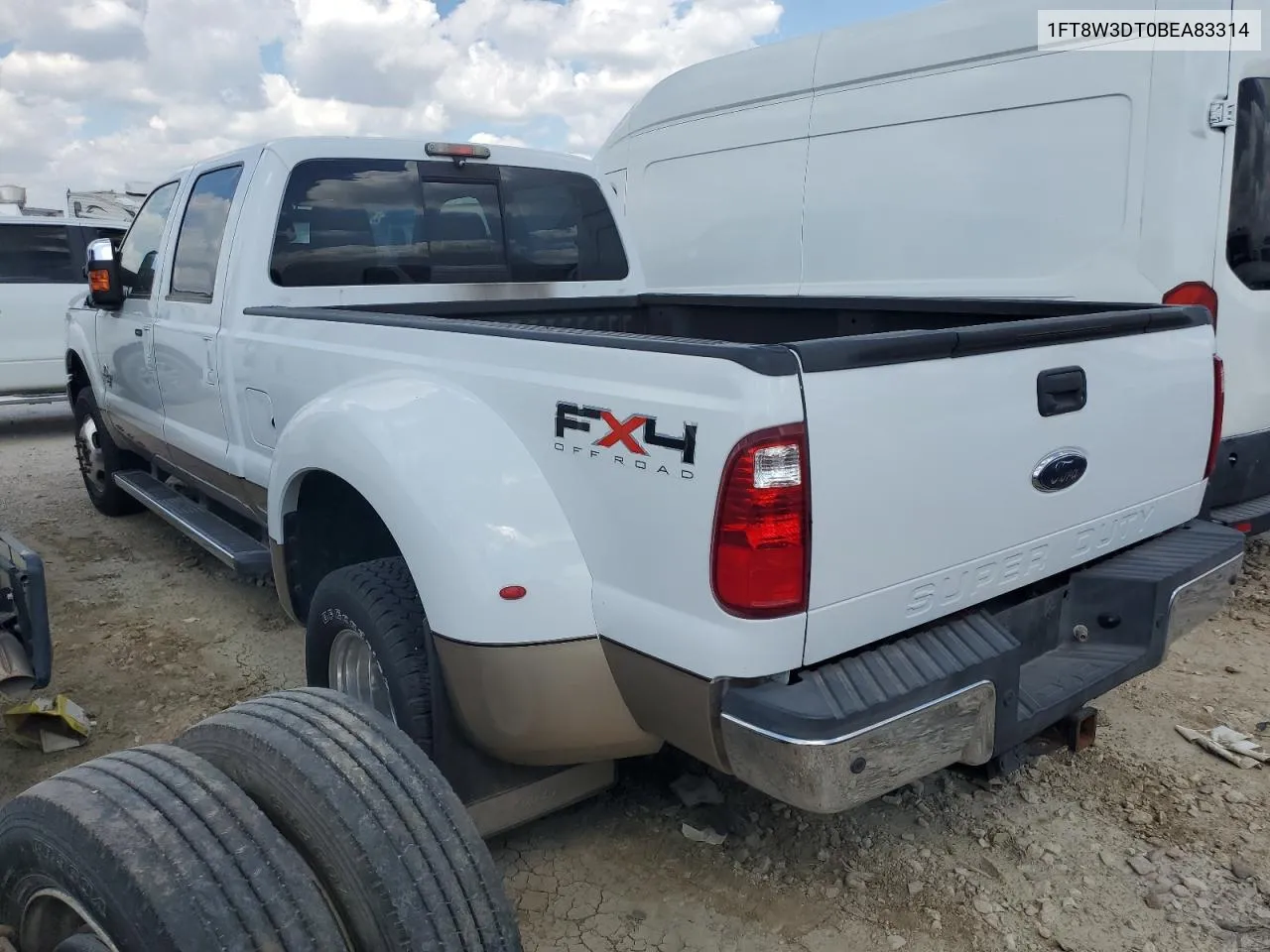 2011 Ford F350 Super Duty VIN: 1FT8W3DT0BEA83314 Lot: 69973434