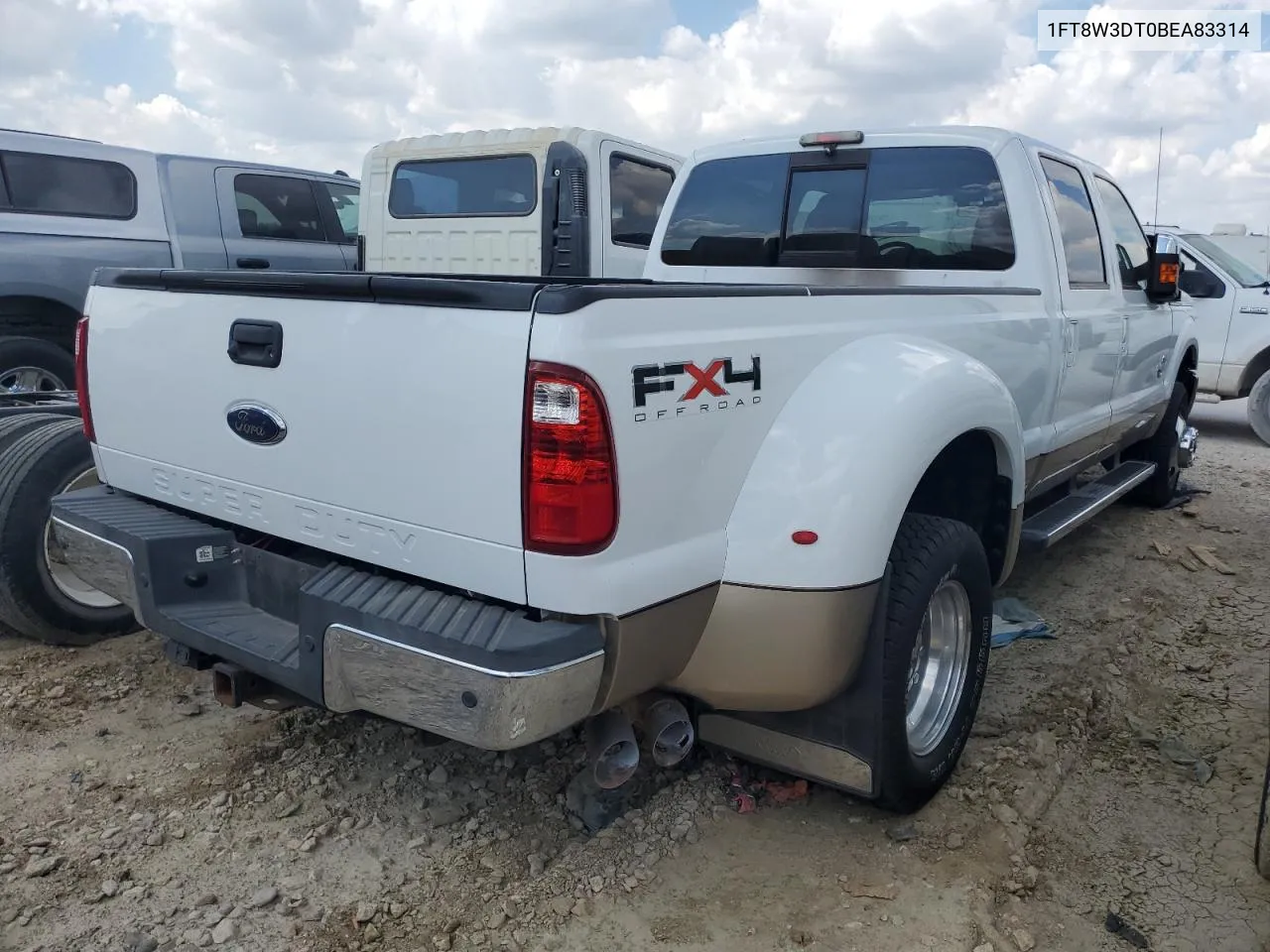 2011 Ford F350 Super Duty VIN: 1FT8W3DT0BEA83314 Lot: 69973434