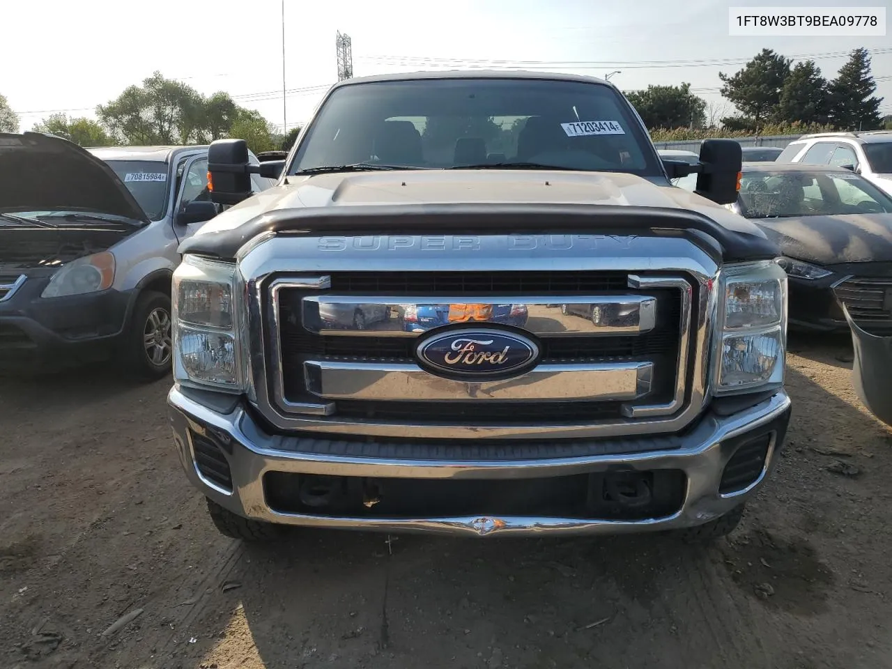 2011 Ford F350 Super Duty VIN: 1FT8W3BT9BEA09778 Lot: 71203414